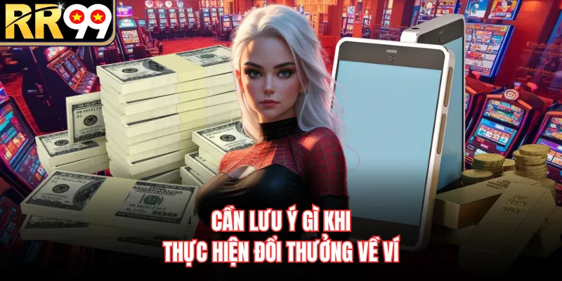 Cần lưu ý gì khi thực hiện đổi thưởng về ví