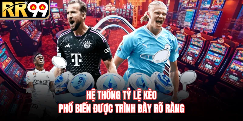 Hệ thống tỷ lệ kèo phổ biến được trình bày rõ ràng