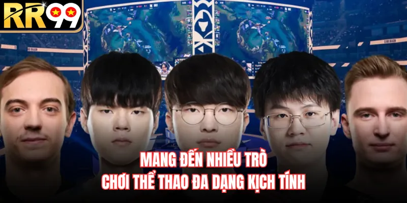 Mang đến nhiều trò chơi thể thao đa dạng kịch tính